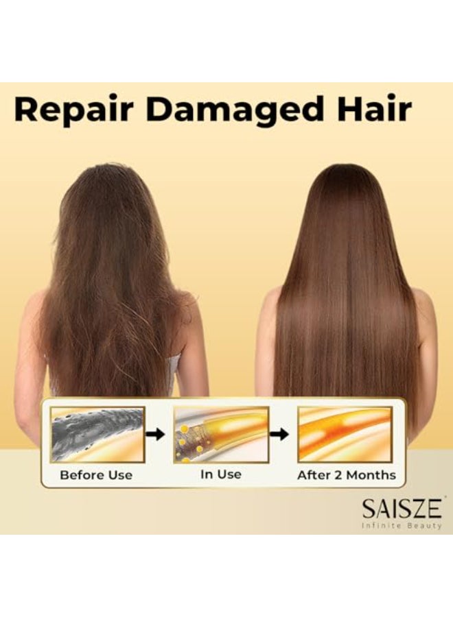 SAISZE Rice Water Shampoo Bar and Conditioner Set for Hair Soft and Strengthening 2 Bars - Image 3