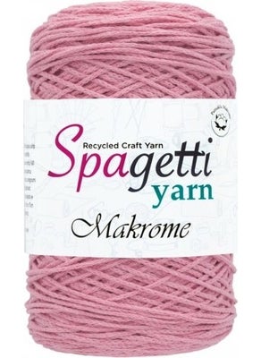 Spaghettiyarn Pink Cotton Macrame Thread