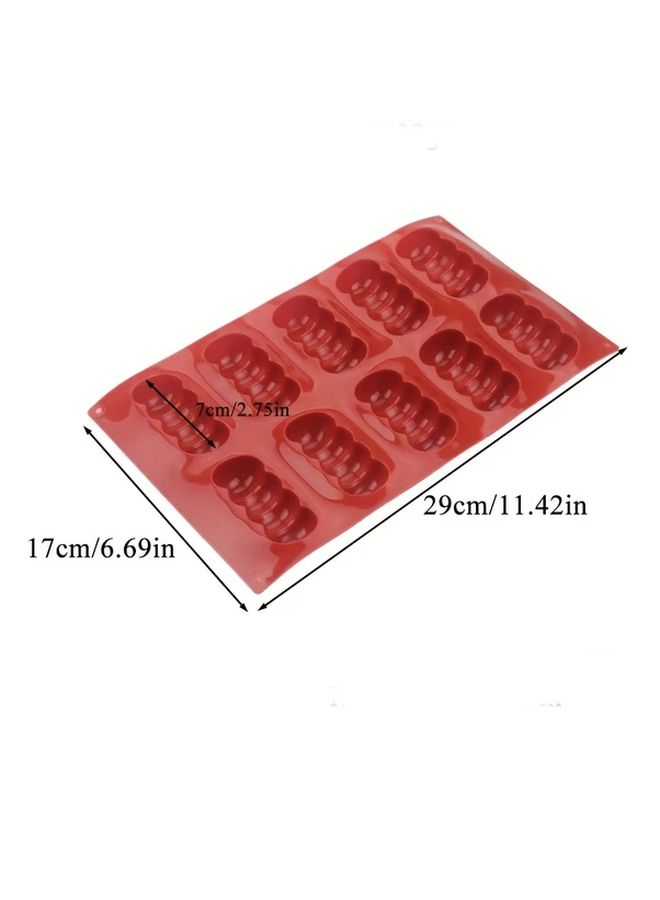 Reusable Silicone Baking Mold Non Stick Easy Release Random Color 1pcs - Image 3