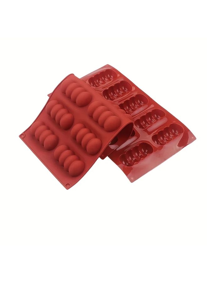 Reusable Silicone Baking Mold Non Stick Easy Release Random Color 1pcs - Image 4