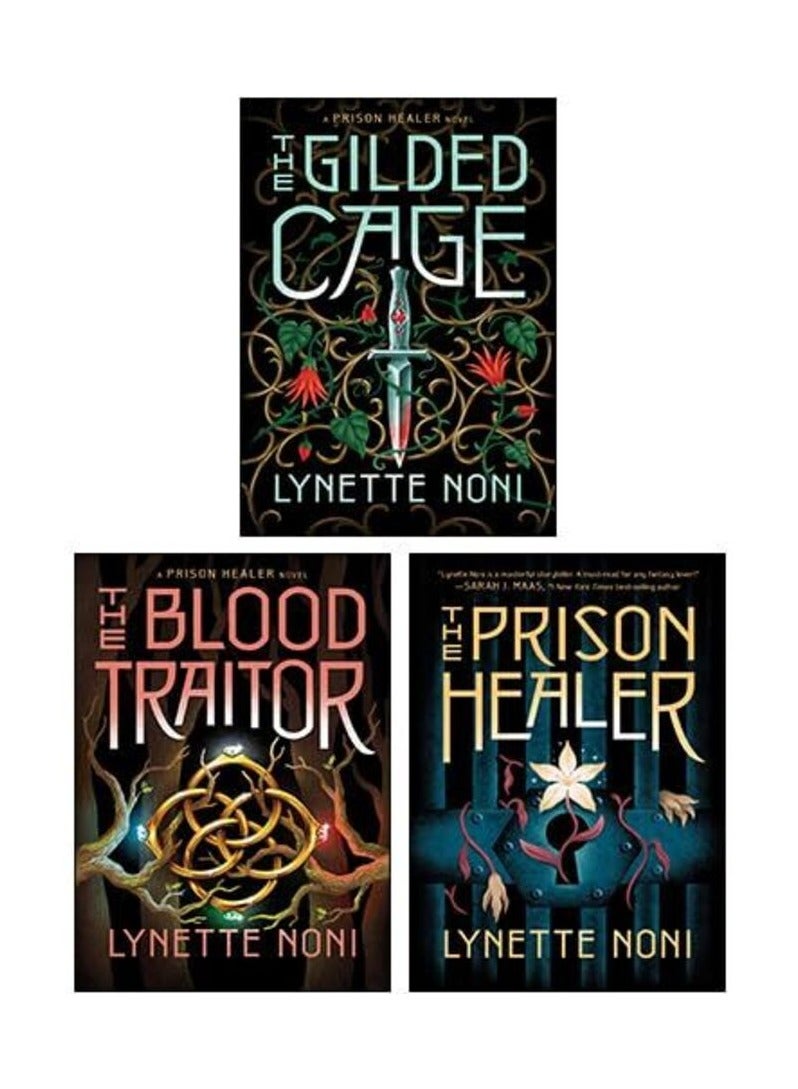 The Prison Healer Series 3 Books Collection Set By Lynette Noni (The Prison Healer, The Blood Traitor, The Gilded Cage)
