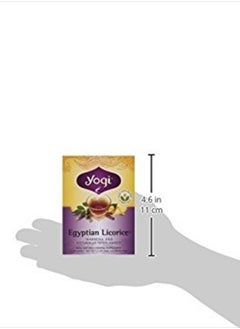 YOGI yogi egyptian licorice tea bags - 3 pack with 16 bags in each  - Image 2