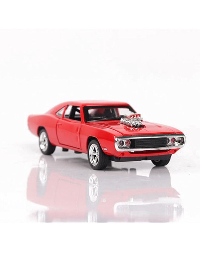 Generic Dom's 1970 Dodge Charger RT Diecast Car Bare Metal Toys for Kids and Adults Red  - Image 4