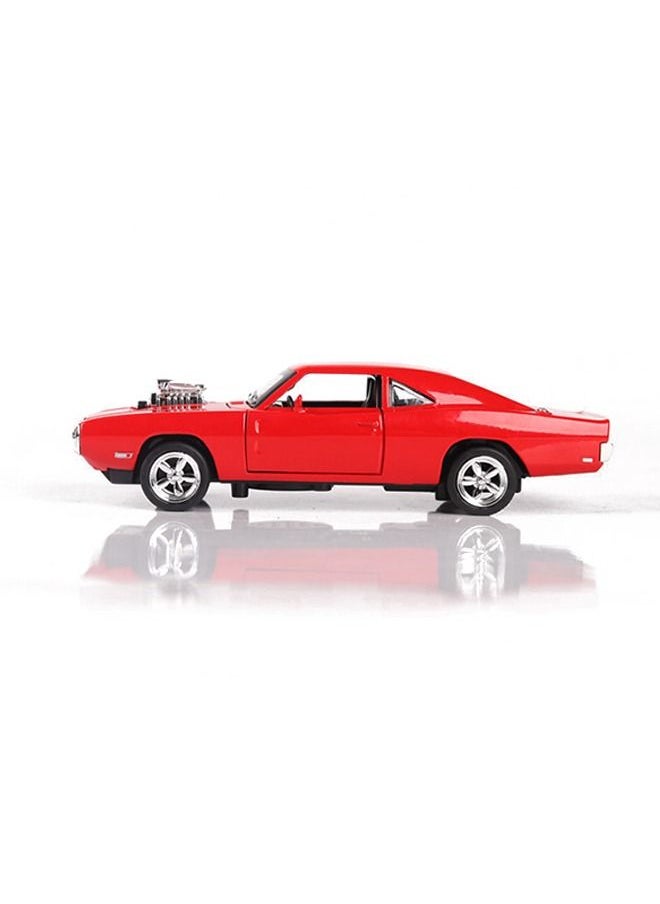 Generic Dom's 1970 Dodge Charger RT Diecast Car Bare Metal Toys for Kids and Adults Red  - Image 2