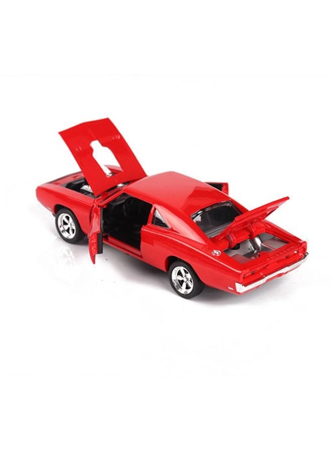 Generic Dom's 1970 Dodge Charger RT Diecast Car Bare Metal Toys for Kids and Adults Red  - Image 3