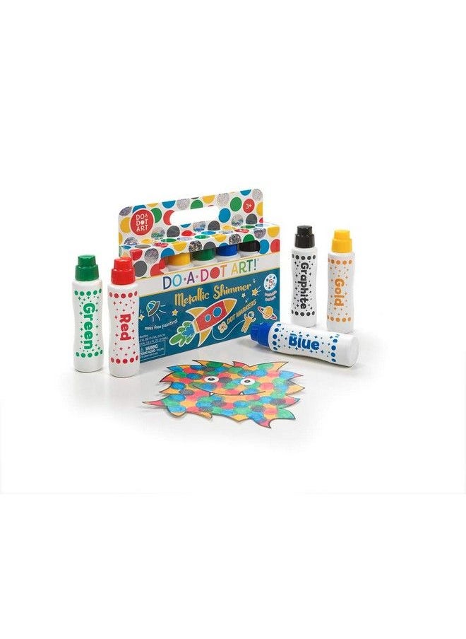 Do.A.Dot Art! Kids Washable Dot Art Markers New Metallic Shimmer Paint Daubers Non Toxic For Children Toddlers Preschool And Kindergarten Teachers The Original Dot Markers By Do A Dot Art!  - Image 5