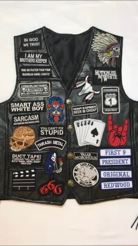 Cute-Patch Loud Pipes Save Lives Embroidered Iron on sew on Patches Badge for Biker Vest 3.5 inch x 3 inch - Image 3