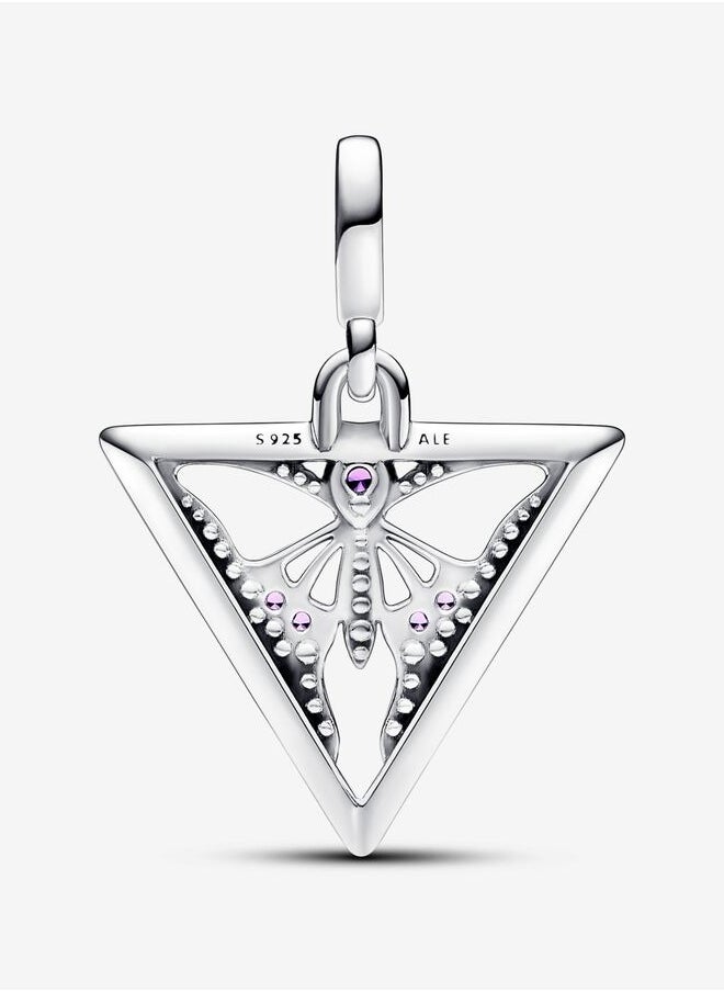 Chomel - Butterfly Medallion Charm for Pandora ME Women's Bracelet or Ring 792306C01 - Image 1