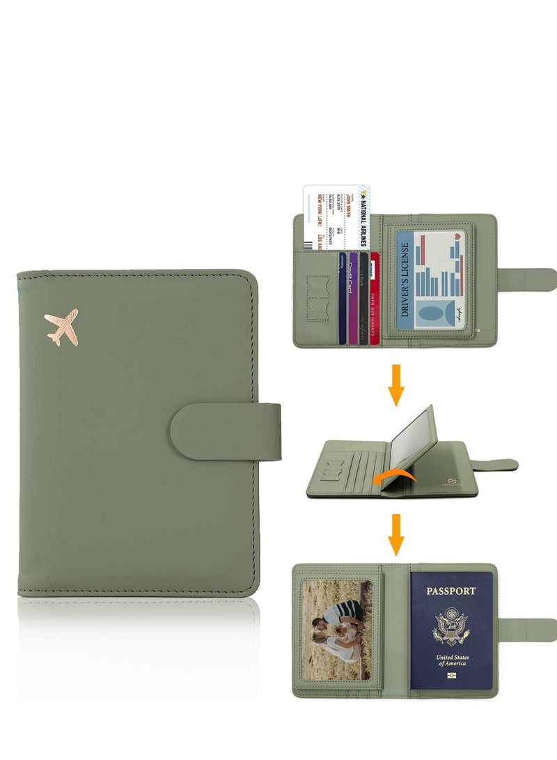 Barakah Passport Holder, Holder Card Slots, Creative Aircraft Certificate Storage Bag, Cover for Women and Men, Waterproof Rfid Blocking Travel Wallet - Image 2