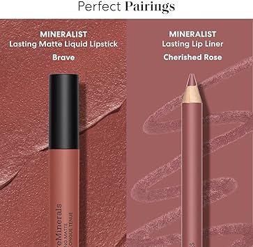 bare Minerals bareMinerals Mineralist Lasting Matte Liquid Lipstick 35ml Brave - Image 4