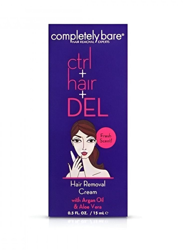 Completely Bare ctrl+hair+DEL Hair Removal Cream 15ml 