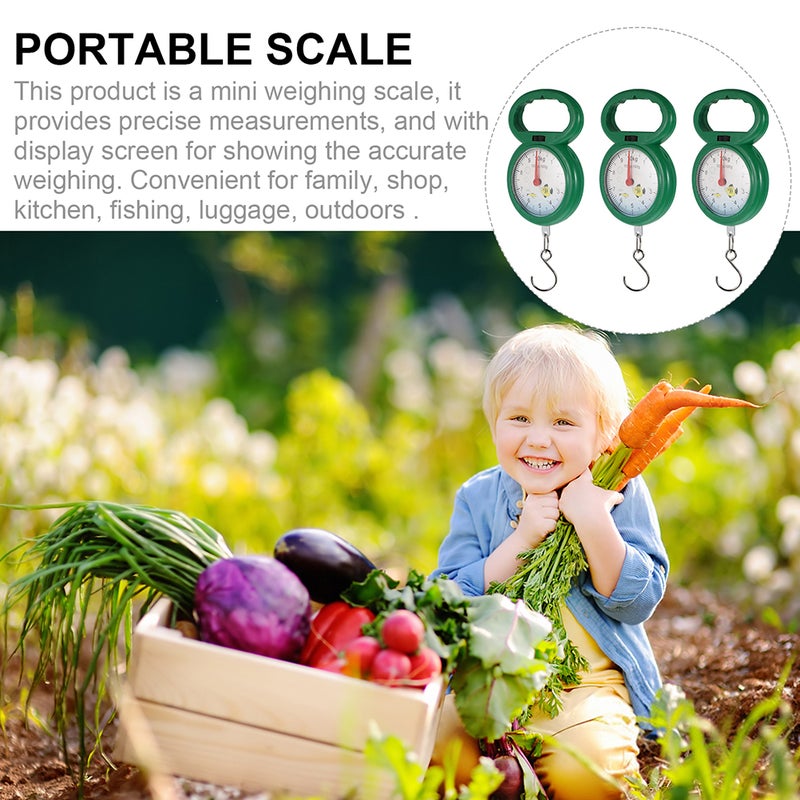 8 pcs Portable Scale Hook Luggage Hanging Scale Weighing Spring Scale - Image 5