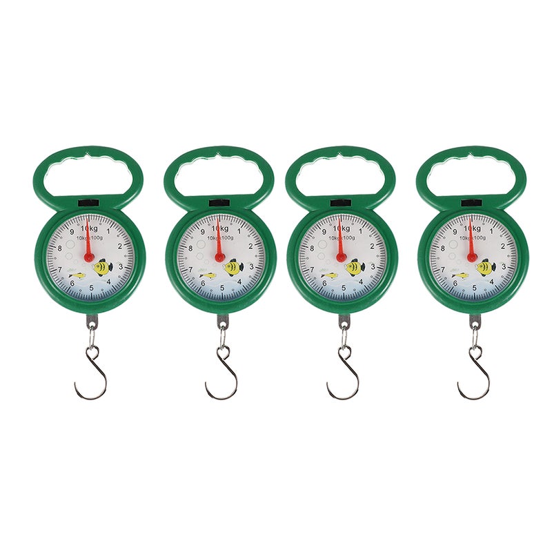 8 pcs Portable Scale Hook Luggage Hanging Scale Weighing Spring Scale - Image 1