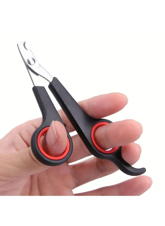 Stainless Steel Pet Nail Clippers, 1Pc Precision Trimmer Scissors for Birds, Dogs, Cats - Durable Claw & Paw Cutter for Parrot, Guinea Pig, Small Animals - Essential Bird Grooming Tool - Image 4