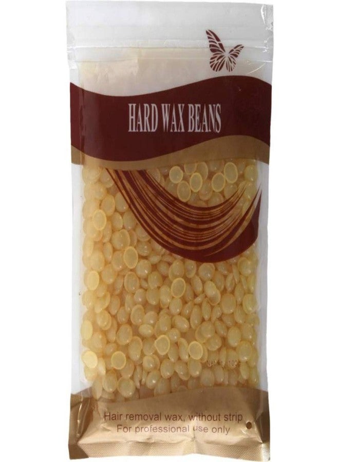 Super Marche Brazilian Hard Wax Beans for Body Hair Removal -100 g (Yellow) - Image 1