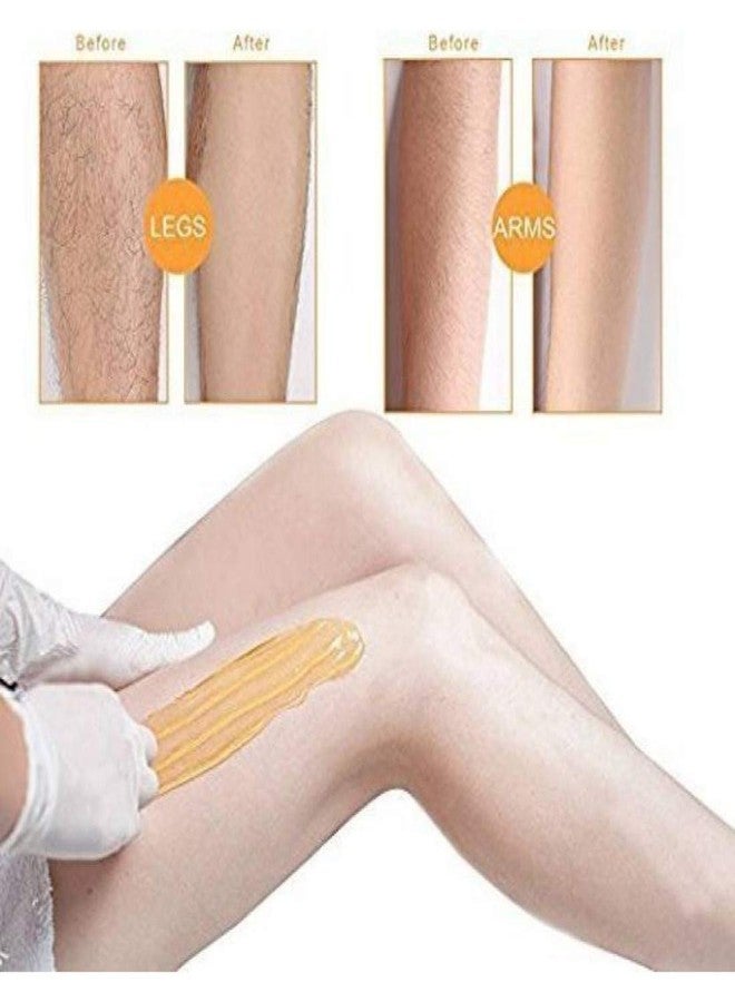 Super Marche Brazilian Hard Wax Beans for Body Hair Removal -100 g (Yellow) - Image 3