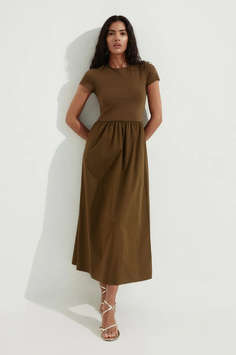 H&M Linen-blend wrap dress