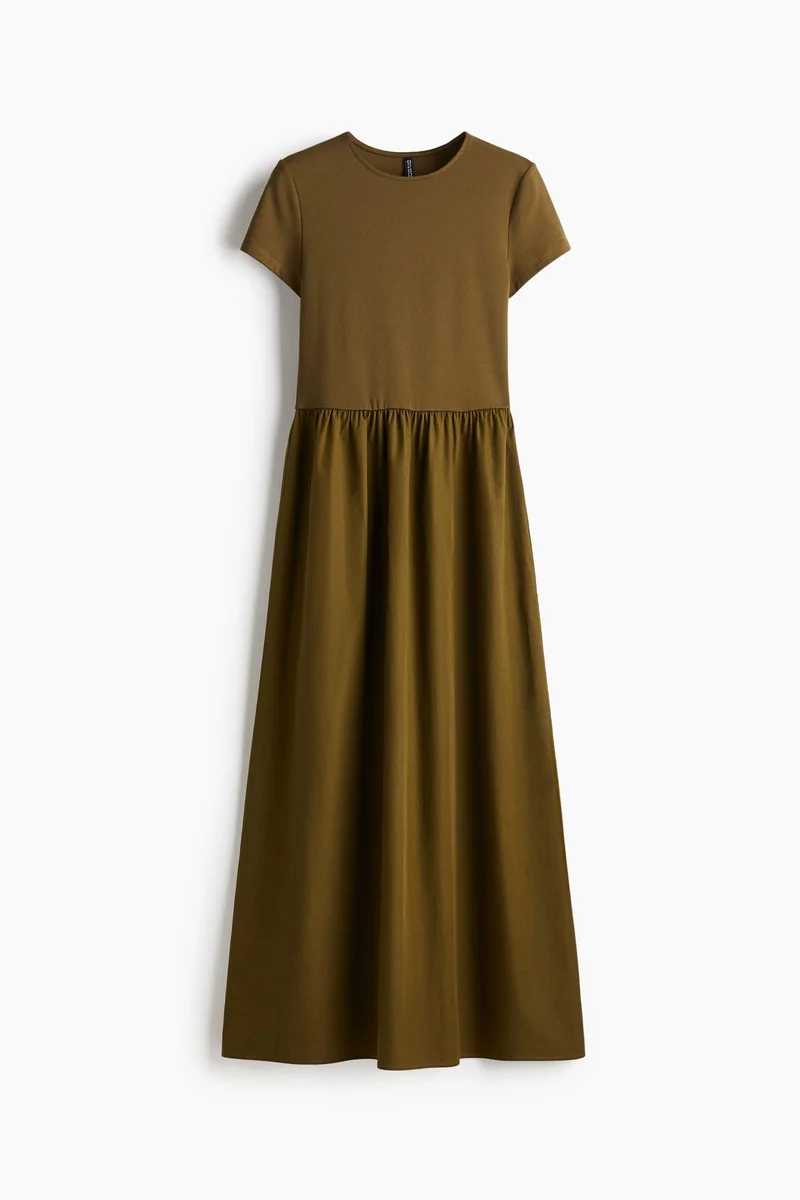 H&M Linen-blend wrap dress