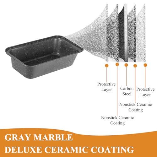 Walooza 8x4 Loaf Pan - Carbon Steel Bread Baking Pans for Homemade Bread Banana Bread, Sourdough, Pound Cake | Nonstick, Oven Safe, Easy Release - Image 3