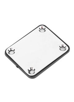 Thoraya Electric Guitar Neck Plate Metal Guitar Neck Reinforcing Protective Board for Replacement Silver  - Image 3