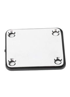 Thoraya Electric Guitar Neck Plate Metal Guitar Neck Reinforcing Protective Board for Replacement Silver  - Image 4