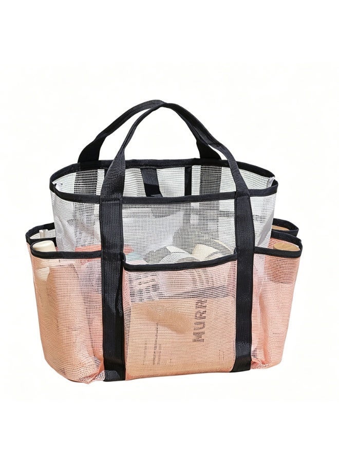 Large Mesh Beach Bag, Foldable Lightweight Sandproof Quick Dry Swim Tote Bag for Swimming, Beach, Pool, Gym - Image 3