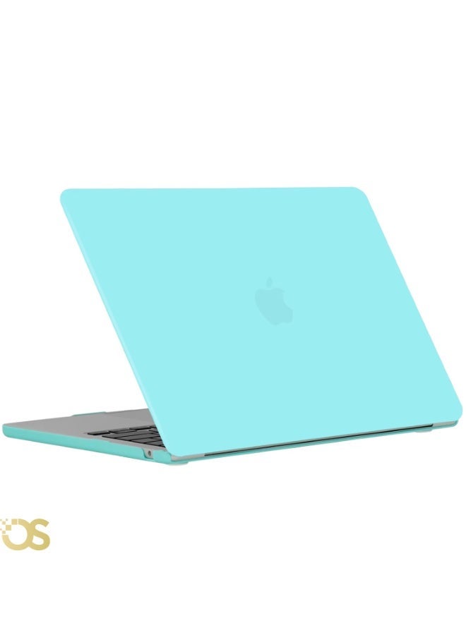 OS Hard Shell Protective Case for MacBook Air 13.3-inch — Sky Blue — Compatible with A1932, A2179 & A2337 Models - Image 1