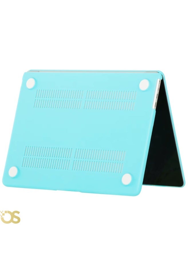 OS Hard Shell Protective Case for MacBook Air 13.3-inch — Sky Blue — Compatible with A1932, A2179 & A2337 Models - Image 4