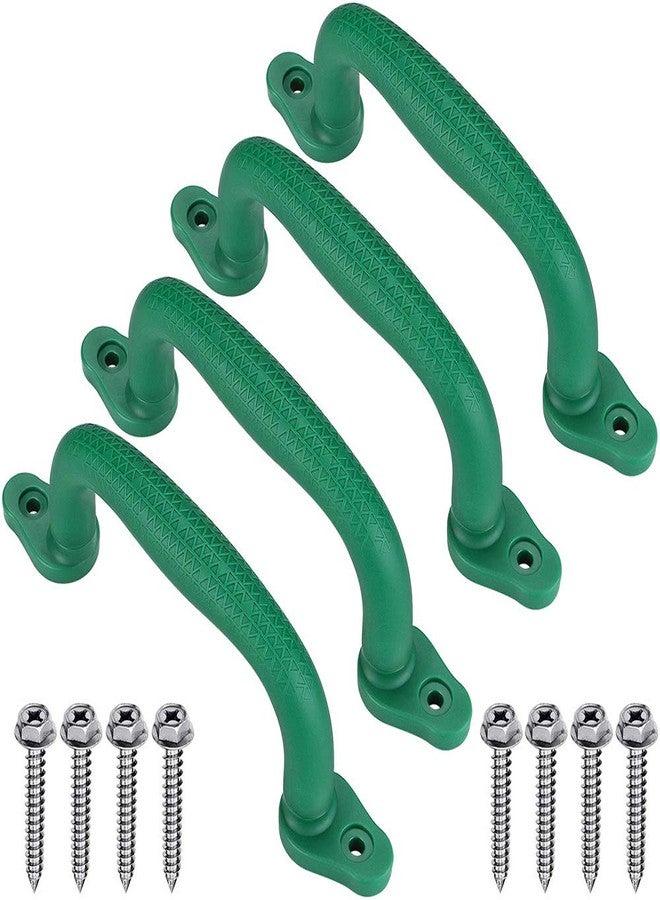 Dolibest Set of 4 Safety Playground Handles,Swing Set Kids Safety Hand Grips for Playset, Climbing Frame, Play House,Climbing Frame, Play House Handles(Green) - Image 1