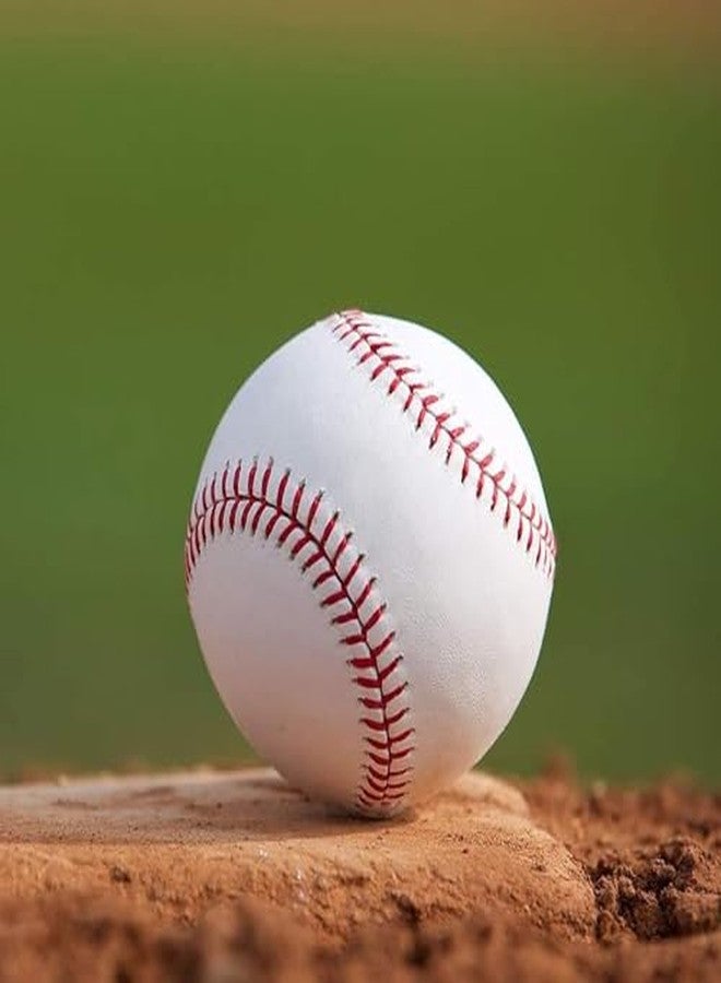 YMD Baseball Standard Official Size 9 inch Suitable for Youth League Practice Baseball (Pack of 1, White) - Image 5
