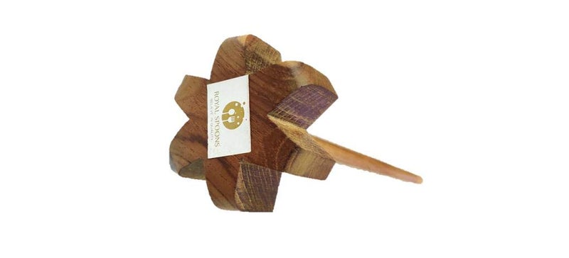 ARMAN SPOONS Believe in Quality Teak Wood MathaniJharniWhisksWhisk BeaterRavai Handmade Wooden Mixer Small and Big Big - Image 4