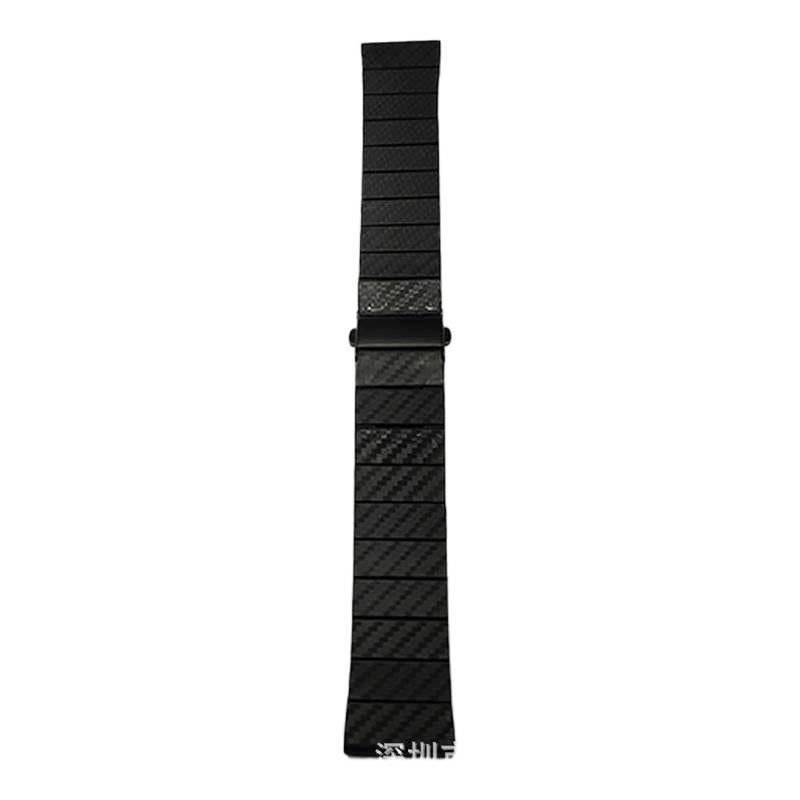 Adjustable Smartwatch Band Compatible with Apple Watch 38 40 41 42 44 45 49mm with Fit Replacement Strap in Black - Image 1