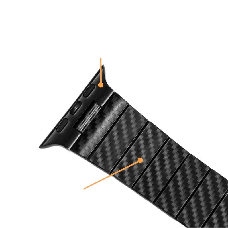 Adjustable Smartwatch Band Compatible with Apple Watch 38 40 41 42 44 45 49mm with Fit Replacement Strap in Black - Image 4