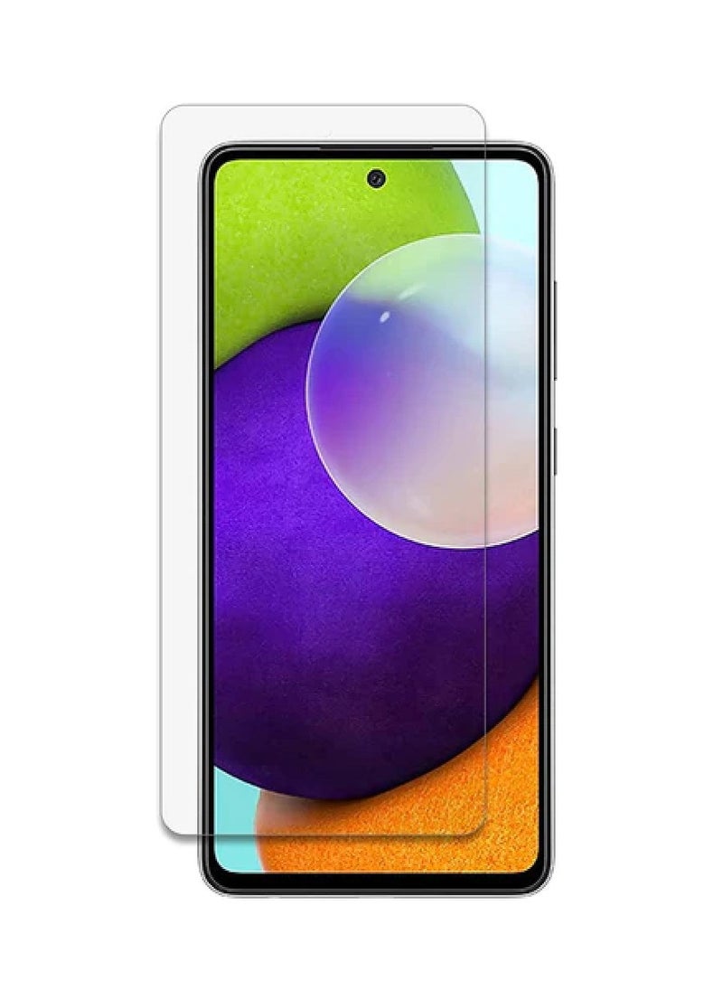 Super Tempered Glass Screen Protector Clear Designed For Samsung Galaxy A52 Full Screen Coverage And Bubble Free - Image 1