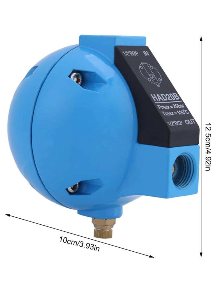 Generic 12BSP Round Float Drain Valve HAD20B 400LH 20Bar Automatic Condensate Mechanical Drain Valve  - Image 2