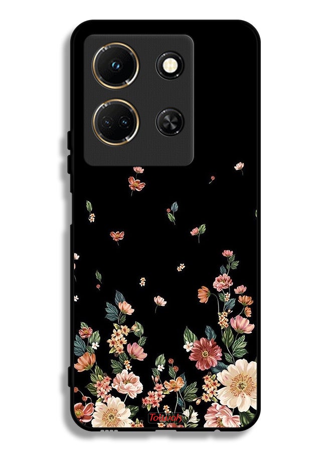 Tolwak Infinix Note 30 Protective Case Cover Small Flowers In Bottom - Image 1