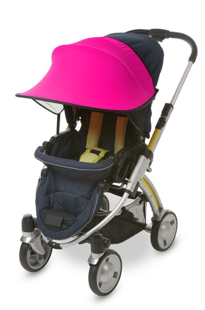 Manito Sun Shade for Strollers and Car Seats (Magenta) UPF 50+ - Image 1