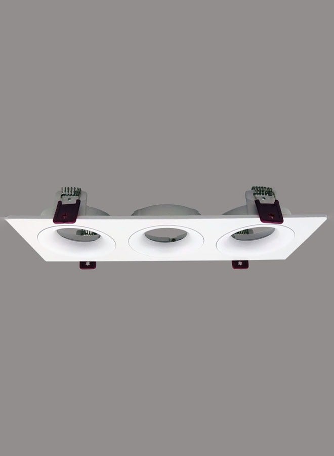 ٍSiera Light Three-Head Squared and Adjustable Aluminum Spotlight Frame H708-3
