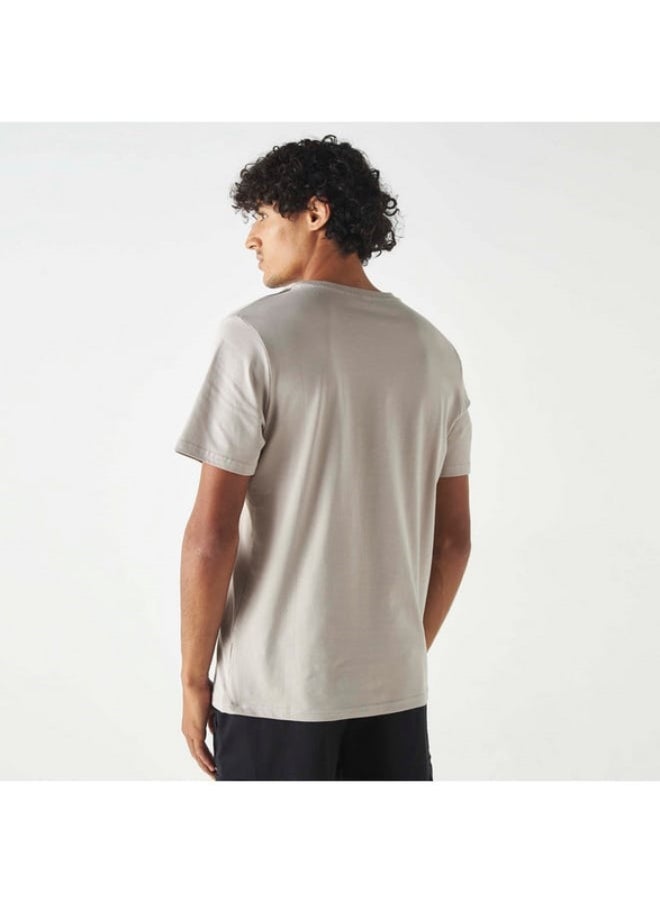 SP Characters Attack on Titan Print Crew Neck T-shirt with Short Sleeves  - Image 3