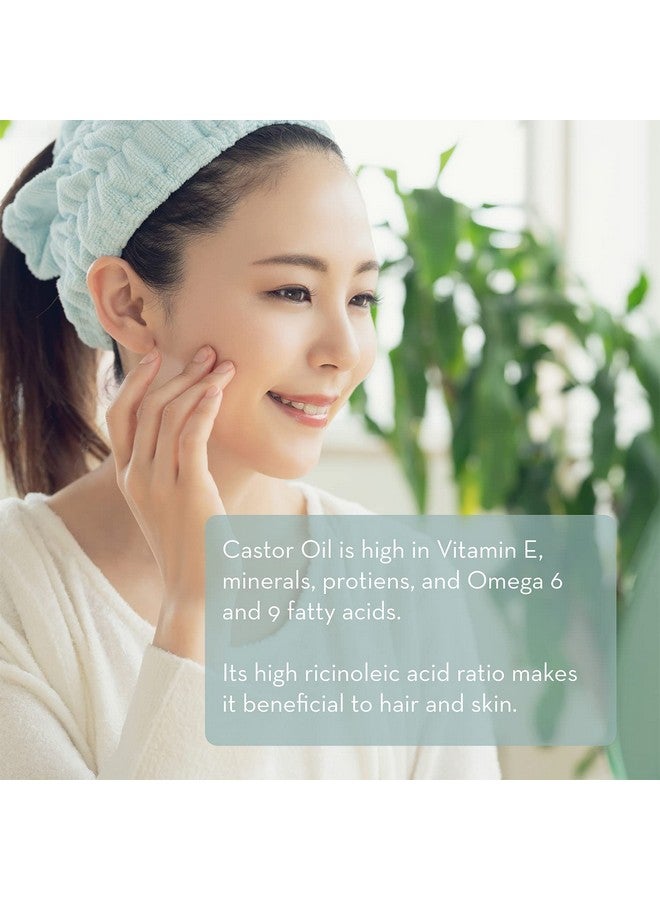 بيور بدي ناتشورالز زيت الخروع لنمو شعر الوجه والبشرة والجسم، زيت الخروع العضوي المضغوط على البارد، أسيت دي ريسينو الهكسان، خالي من غير المكرر، 16 أونصة سائلة - Image 5