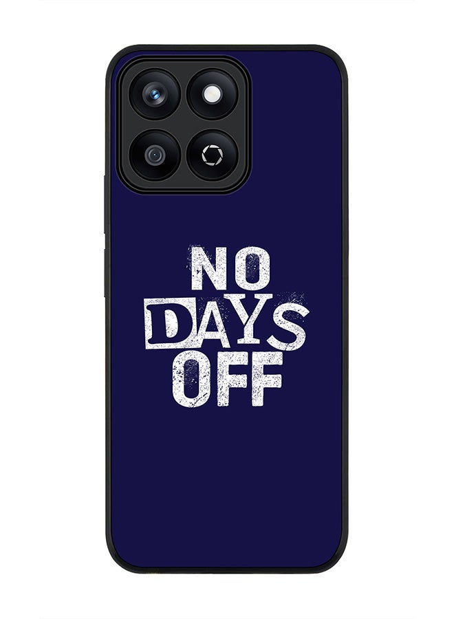Stylizedd For Honor X7c 4G Case,Slim fit Camera Protection, Shockproof Thin Phone cover  - No days off - Image 1