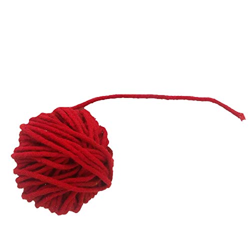YADNESH Red Cotton Thread(1 mm Thick)- Lal DHAGA Nazar -Black String Kalwa RAKSHA Sutra Evil Eye Protection THREAD-30 Meters,Valentine Day Gifts (Red Cotton) - Image 5