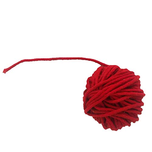 YADNESH Red Cotton Thread(1 mm Thick)- Lal DHAGA Nazar -Black String Kalwa RAKSHA Sutra Evil Eye Protection THREAD-30 Meters,Valentine Day Gifts (Red Cotton) - Image 3