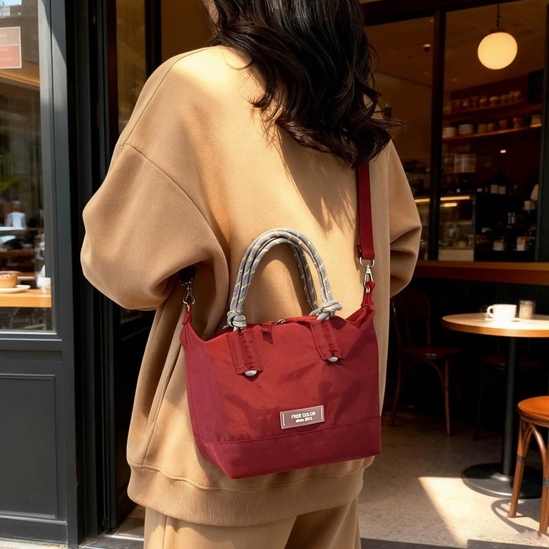 Women's Lightweight Large Capacity Canvas Nylon Crossbody Bag - Image 2