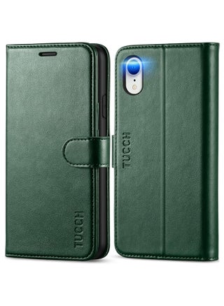 BGM iPhone XR Case, iPhone XR Wallet Case [RFID Blocking][Wireless Charging][Kickstand][Card Holder][Magnetic Closure]Leather Flip Foilo Case Cover Compatible with iPhone XR(6.1), Midnight Green - pzsku/Z09AF5508F9A6088BCA2CZ/45/_/1703047227/612bf5f5-2952-4f34-b876-3fc8d8a56772