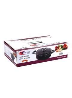 KAWASHI Dutch Oven With Lid Black/Silver 28cm  - Image 3