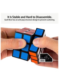 Generic Rubix Cube, Speed Cube Smooth Turning Magic Cube 3x3x3 Brain Teaser Puzzle Cube Sticker (2.2 inches)  - Image 3