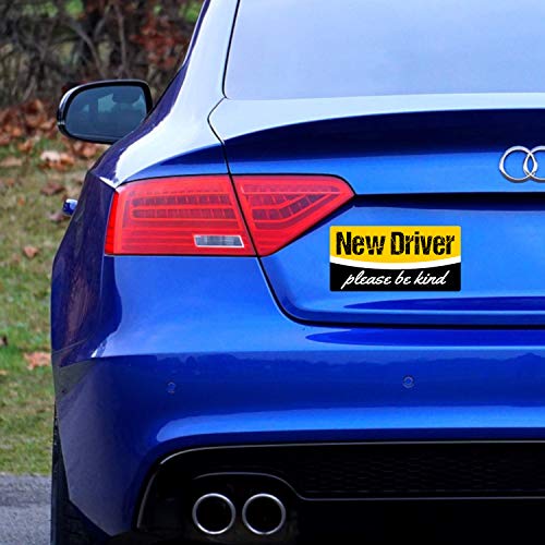 Crafted-Brand New Driver Magnet | Easily Removable for Instant Transfers Between Cars + Keep Your Student Driver Safe with a Design That's Not Embarrassing (7.5 X 3.75 Inch) - Image 2
