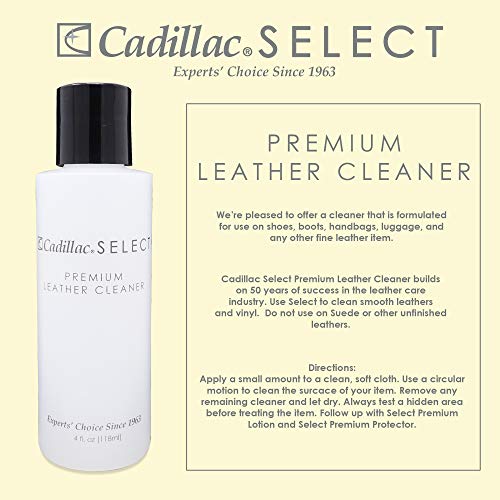 Cadillac Select Premium Leather Care Kit - Leather Cleaner, Lotion Conditioner & Water & Stain Protector - Image 4