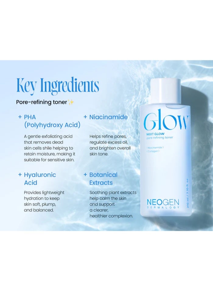 Neogen Dermalogy Next Glow Pore Refining Toner 210ml - Image 4